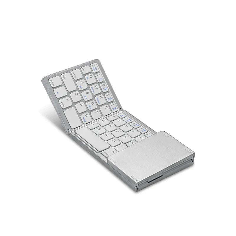 Klappbare Bluetooth-Tastatur mit Touchpad