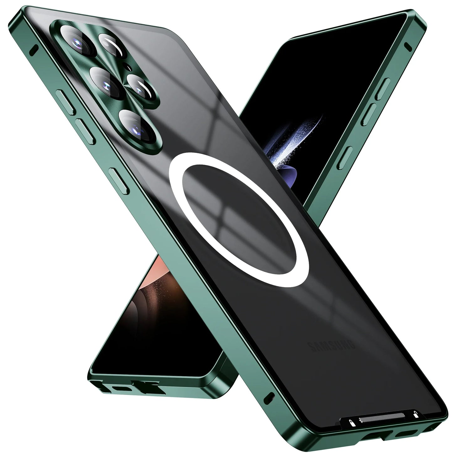 Stoßfeste MagSafe-Metallhülle für die Galaxy S-Serie