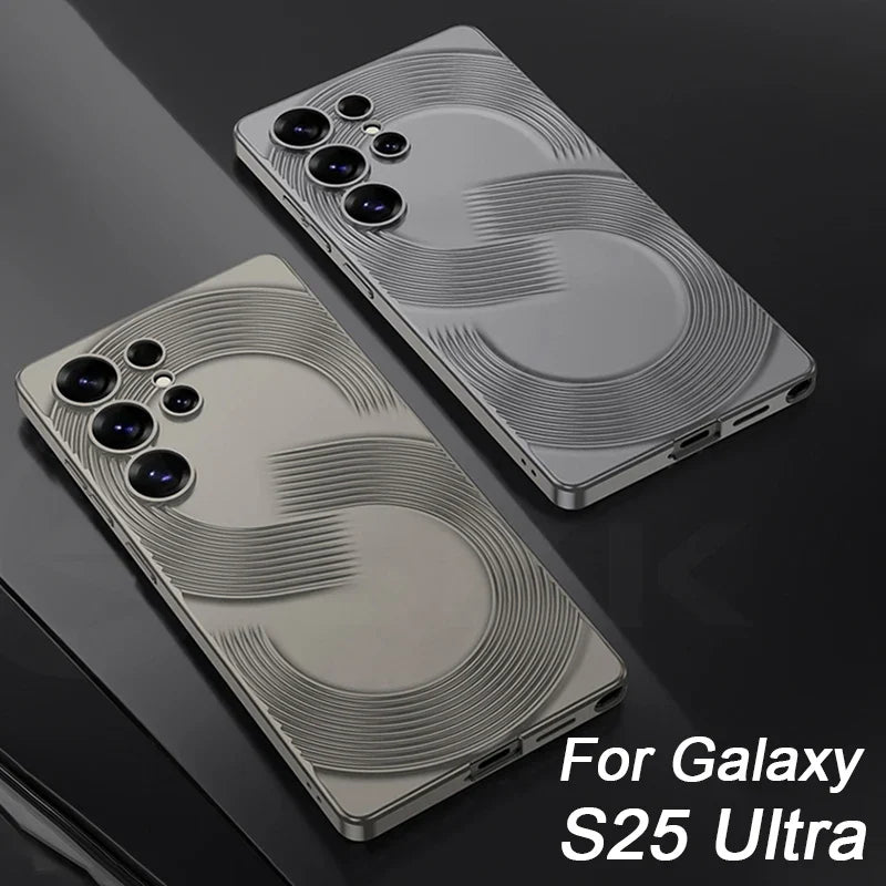 Mattierte Hülle mit Rundumschutz für Galaxy S25 Ultra