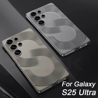Mattierte Hülle mit Rundumschutz für Galaxy S25 Ultra