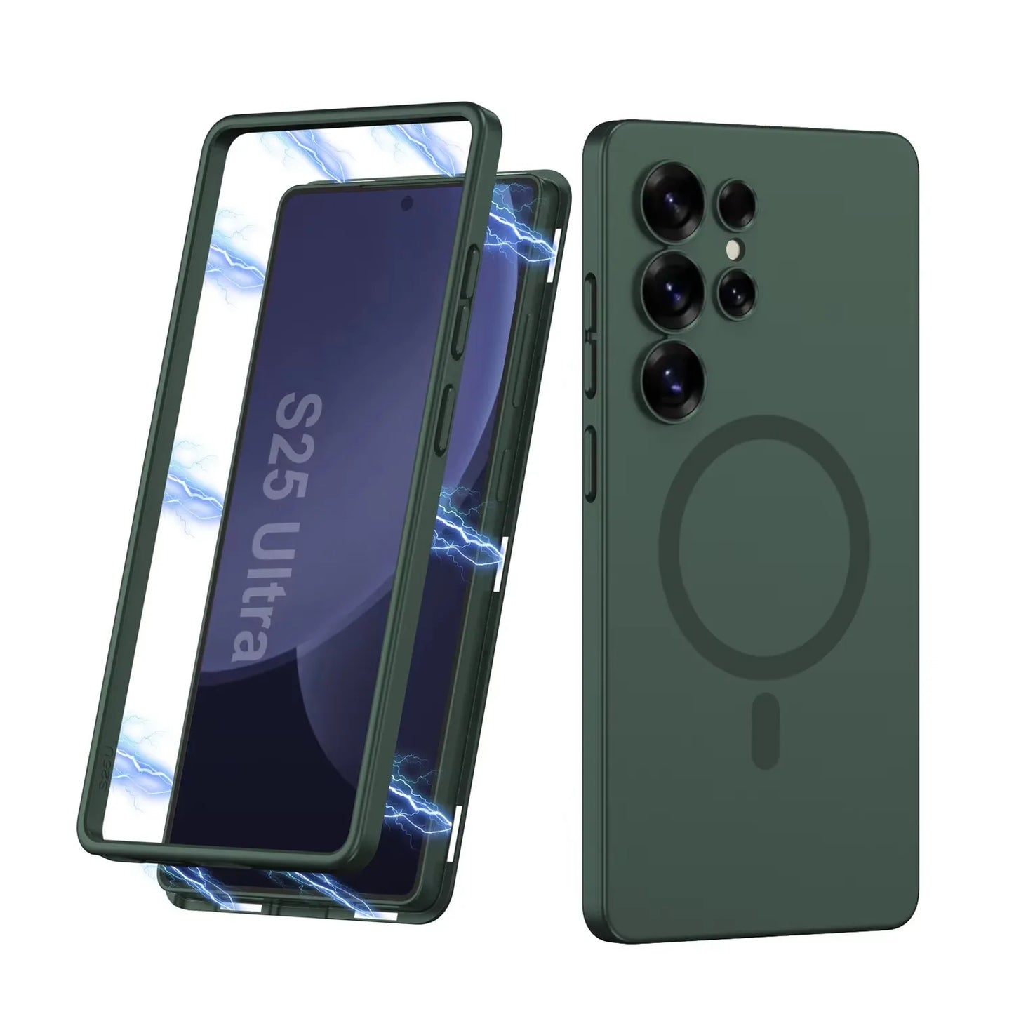 Magnetische Hülle mit Rundumschutz für Galaxy S25 Ultra