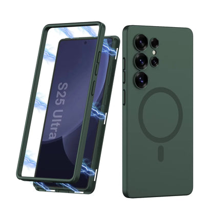 Magnetische Hülle mit Rundumschutz für Galaxy S25 Ultra