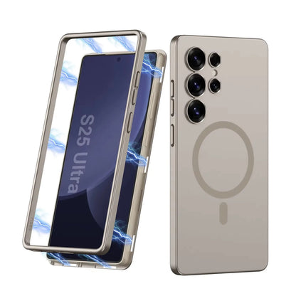 Magnetische Hülle mit Rundumschutz für Galaxy S25 Ultra