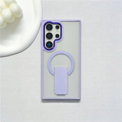 Magnetische Rüstungshülle mit Standfuß für die Galaxy S25-Serie