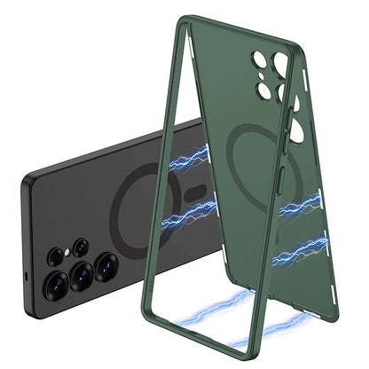 Magnetische Hülle mit Rundumschutz für Galaxy S25 Ultra