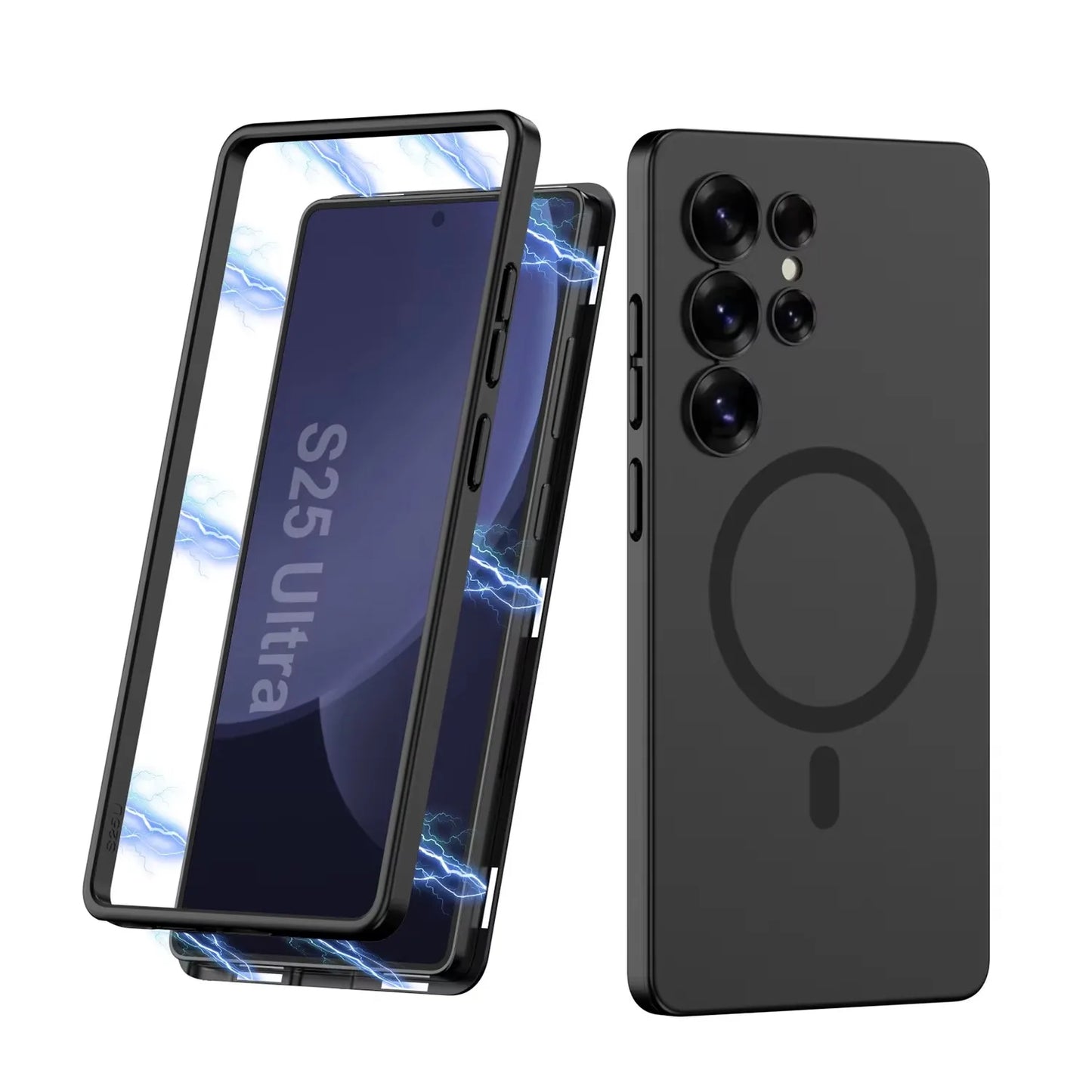 Magnetische Hülle mit Rundumschutz für Galaxy S25 Ultra