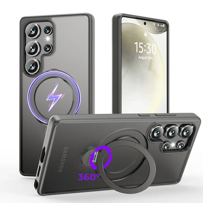 Magnetische Hülle mit 360°-Standfuß für Galaxy S25 Ultra