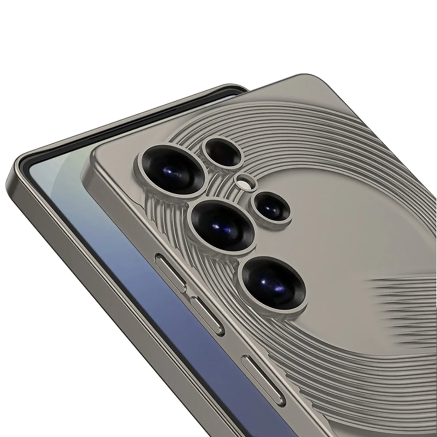 Mattierte Hülle mit Rundumschutz für Galaxy S25 Ultra