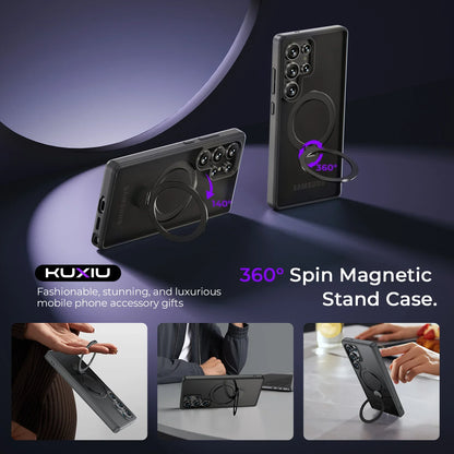 Magnetische Hülle mit 360°-Standfuß für Galaxy S25 Ultra