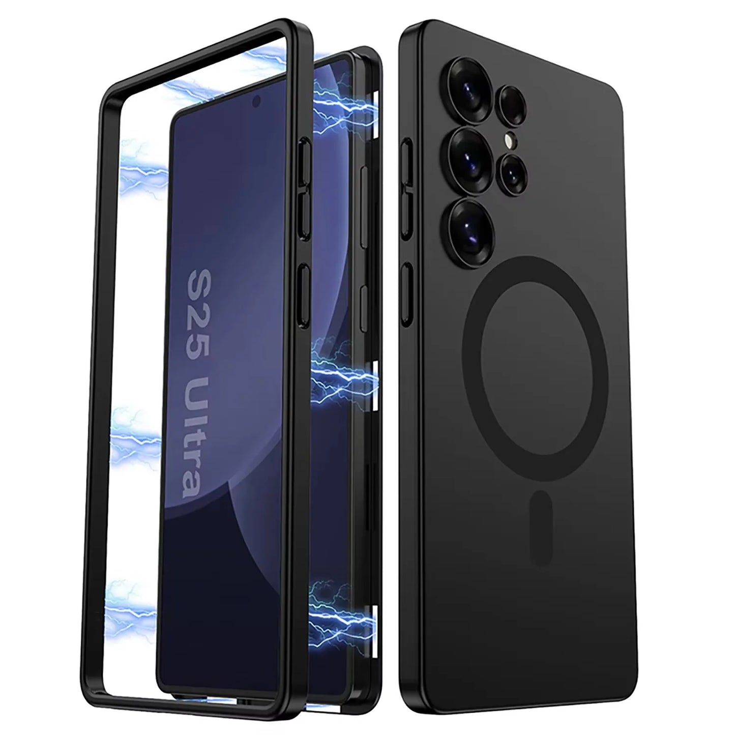 Magnetische Hülle mit Rundumschutz für Galaxy S25 Ultra