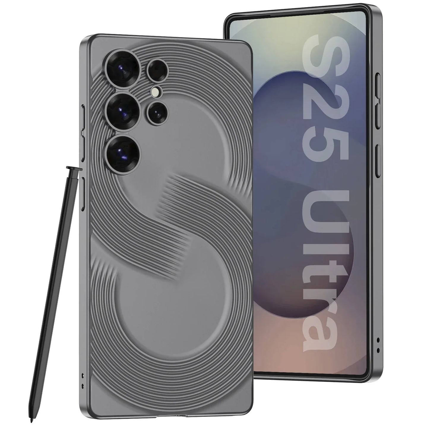 Mattierte Hülle mit Rundumschutz für Galaxy S25 Ultra