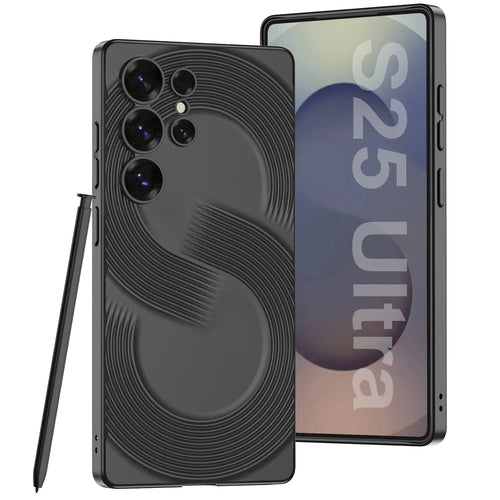 Mattierte Hülle mit Rundumschutz für Galaxy S25 Ultra
