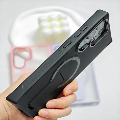 Magnetische Rüstungshülle mit Standfuß für die Galaxy S25-Serie