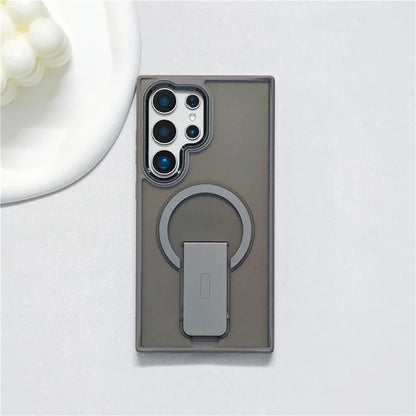 Magnetische Rüstungshülle mit Standfuß für die Galaxy S25-Serie