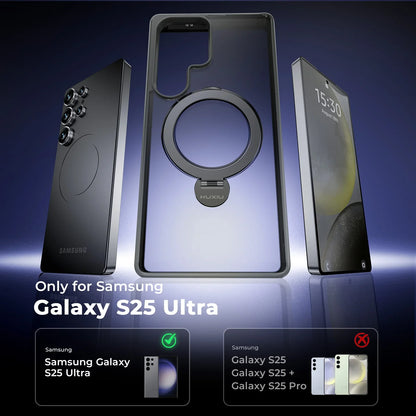 Magnetische Hülle mit 360°-Standfuß für Galaxy S25 Ultra