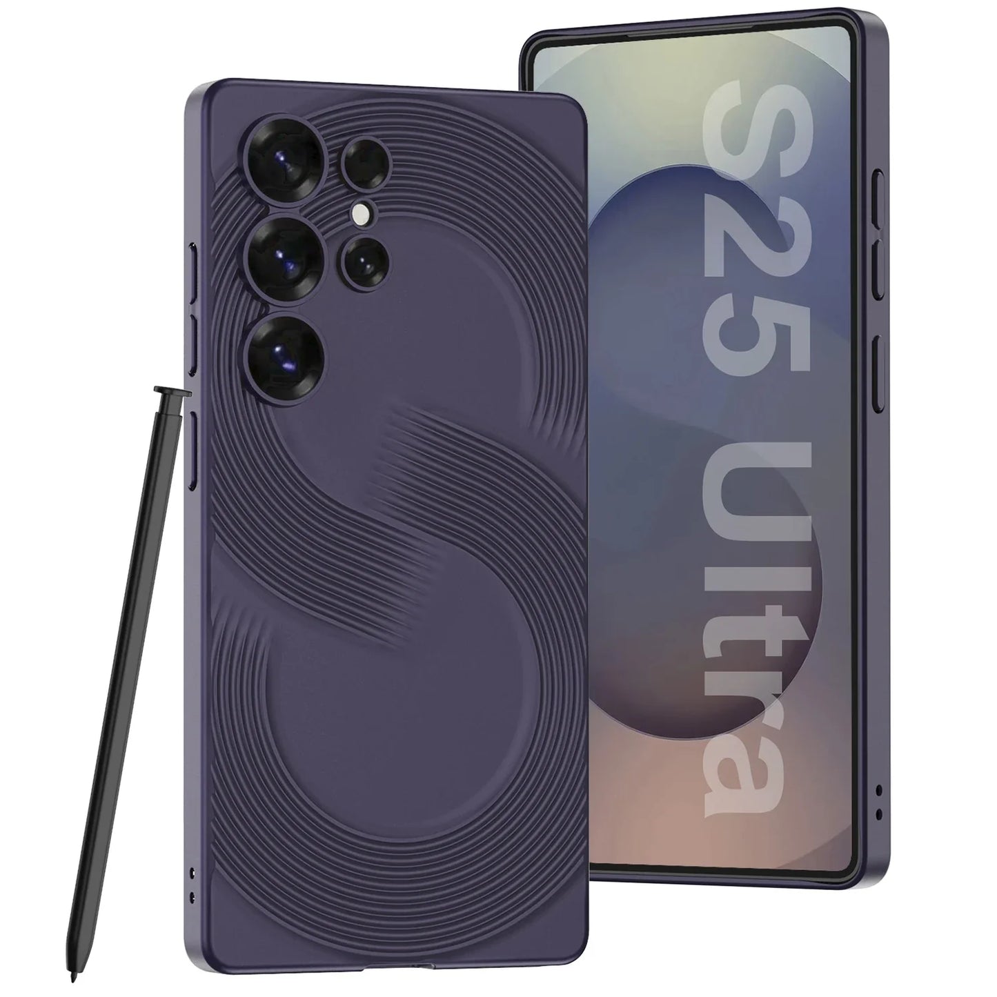 Mattierte Hülle mit Rundumschutz für Galaxy S25 Ultra