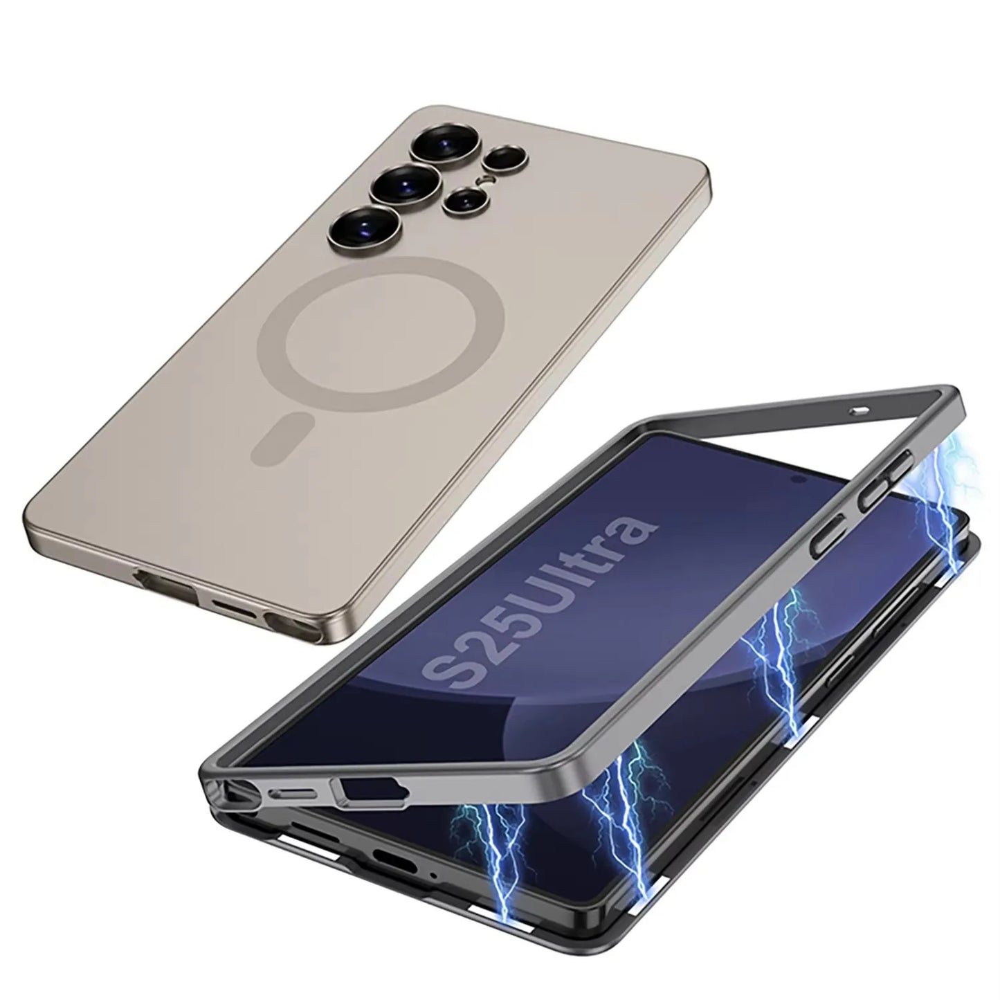 Magnetische Hülle mit Rundumschutz für Galaxy S25 Ultra